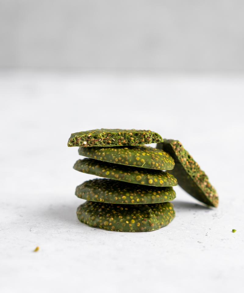 Matcha Chocolate Quinoa Bites