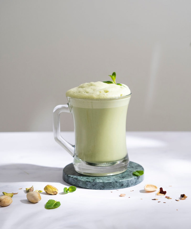 Iced Matcha Mint Pistachio Frappuccino