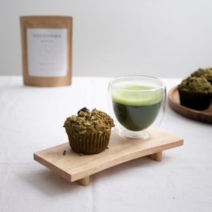 Blueberry Matcha Muffins | Nekohama