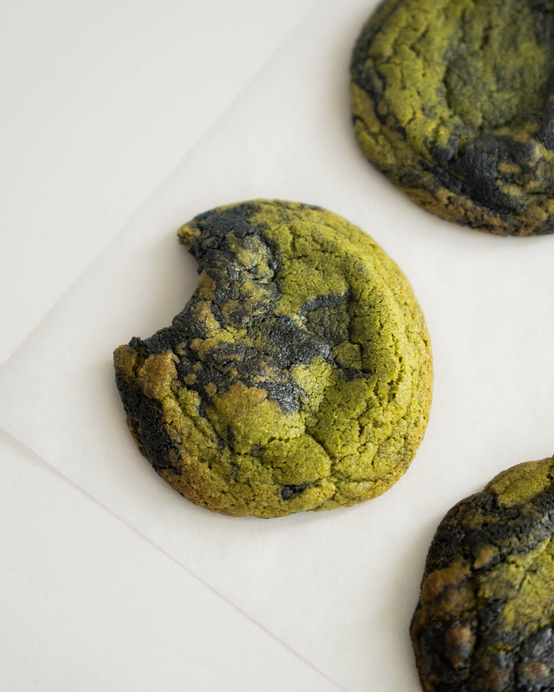 Black Sesame Matcha Cookies