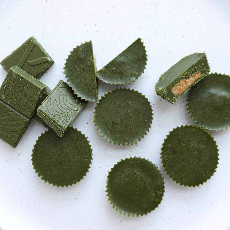 Matcha Chocolate Peanut Butter Cups