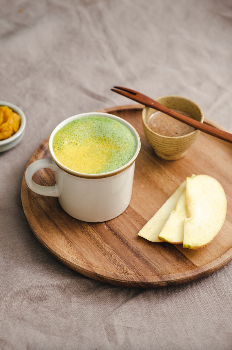 Pumpkin Spice Matcha Latte